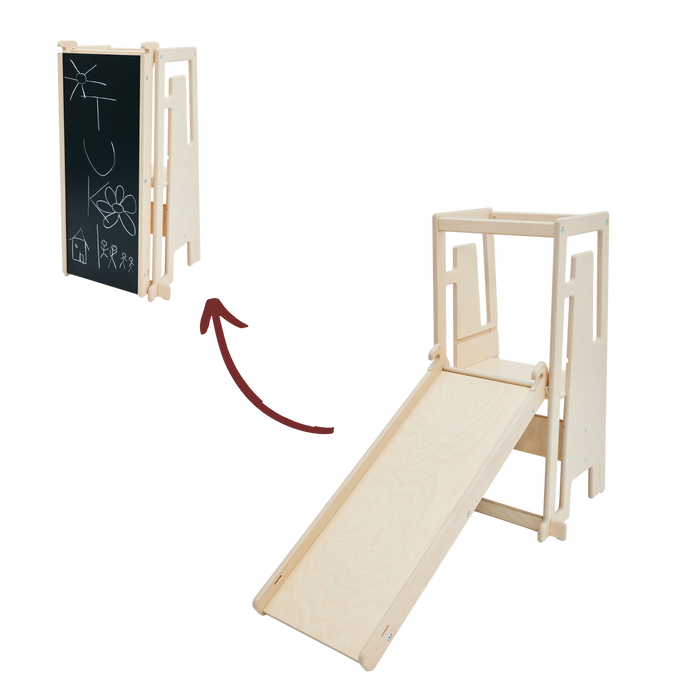 Tuki® Rutsche mit Maltafel Arctic Birch