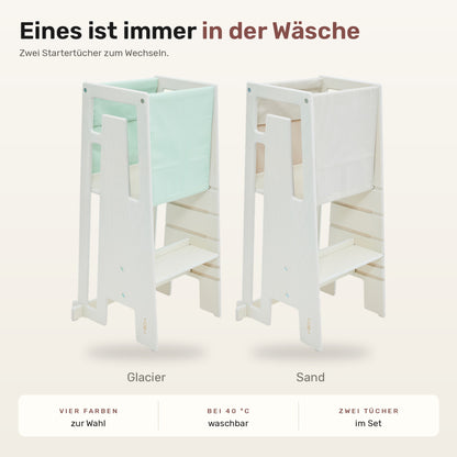 Tuki® Startertuch Duo – Glacier, Sand