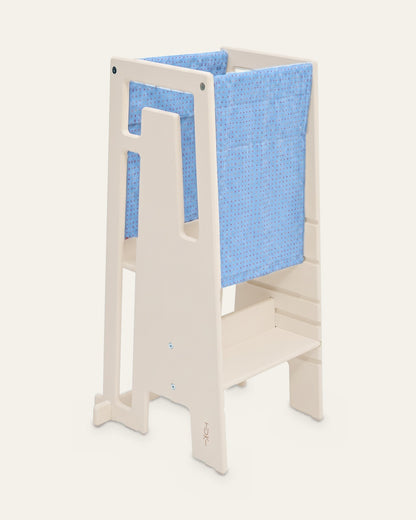 Tuki Lernturm Vanilla White mit Startertuch Kaschkasch Edition